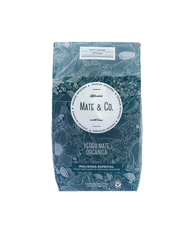 Yerba Mate Orgánica 500g. Molienda especial de hoja grande, sin palo.