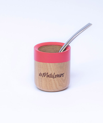 Mate de madera + bombilla #MateLovers