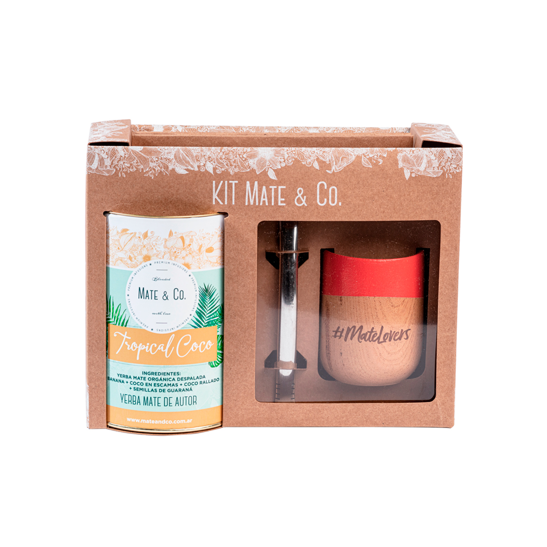 Kit Mate & Co. con mate de madera