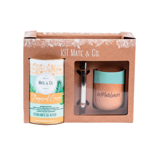 Kit Mate & Co. con mate de madera