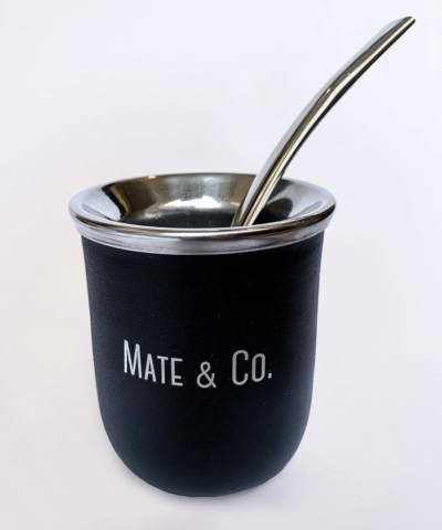 Mate de acero negro