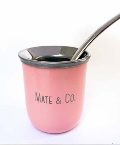 Mate de acero Rosa